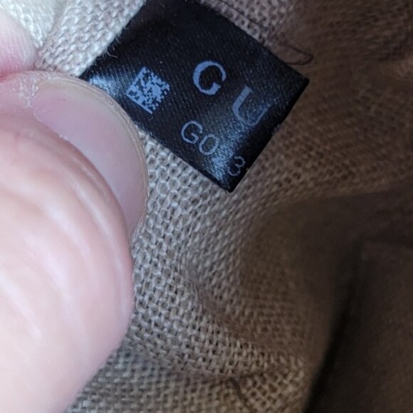 GUCCI Micro Guccissma GG Bree Sun Orange Leather Satchel Handbag - Picture 9 of 13